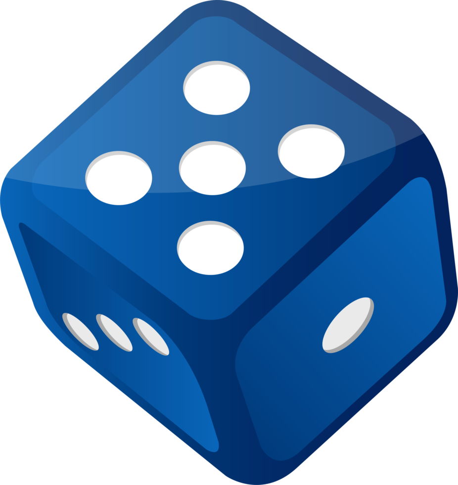 Casino dice clipart design illustration png