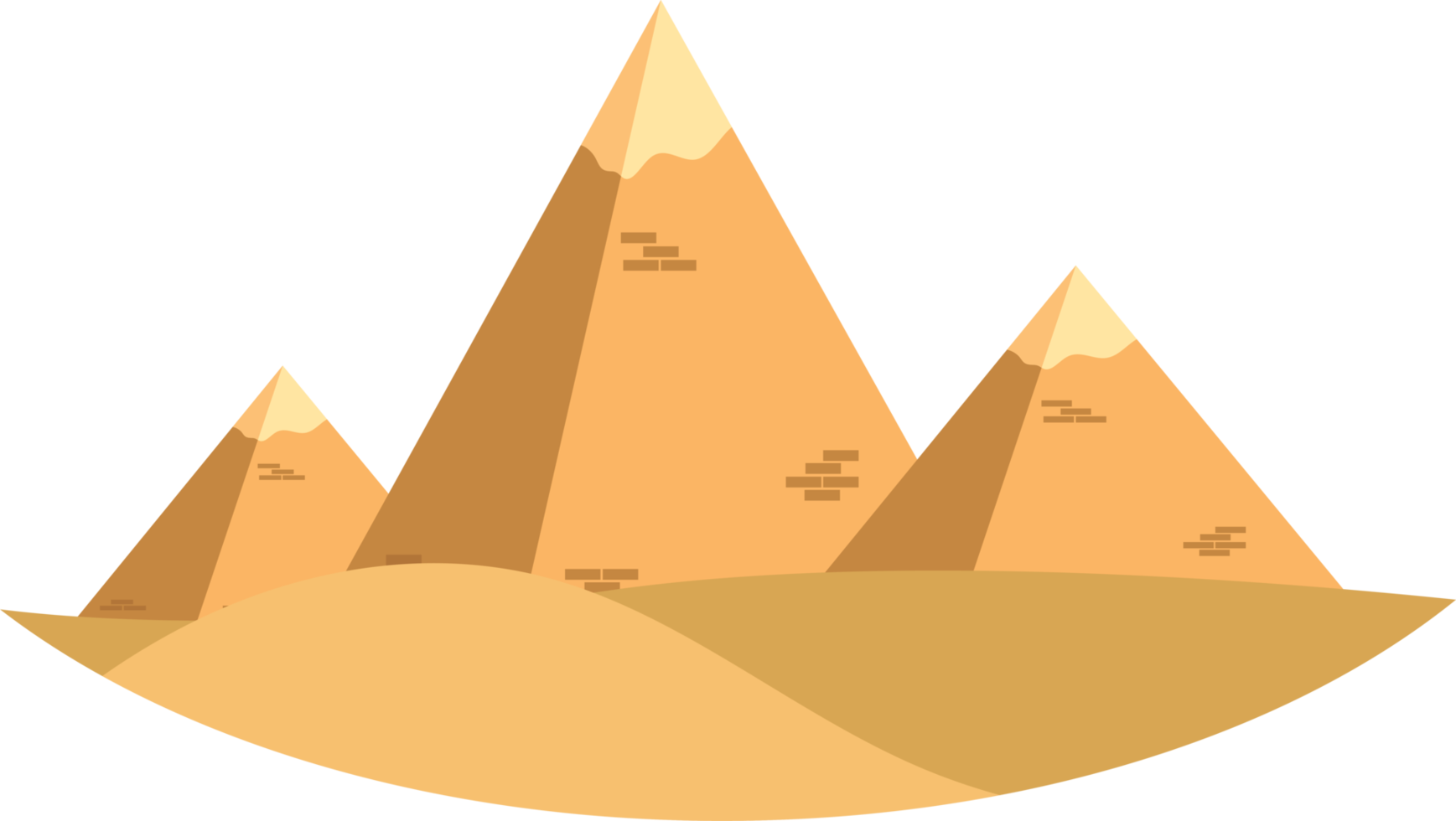 pyramide égyptienne clipart conception illustration png