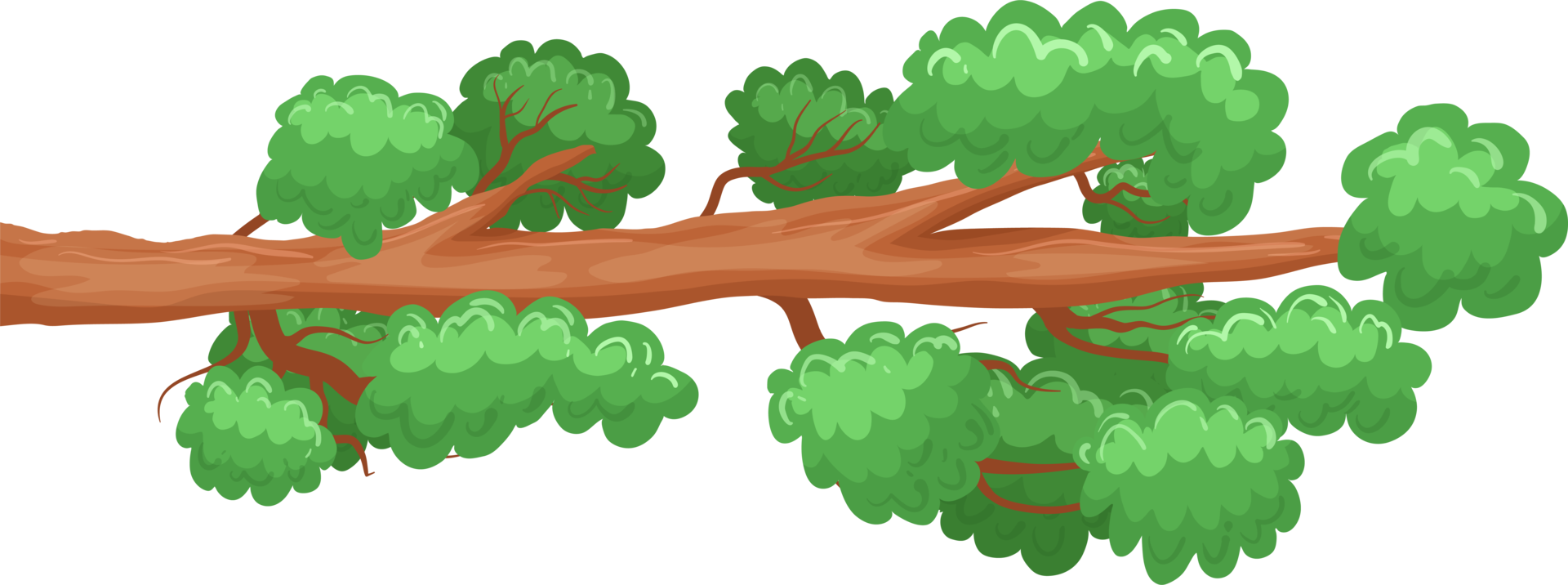 ilustração de design de clipart de galho de árvore png