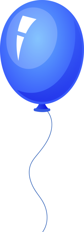 färgade ballonger clipart design illustration png