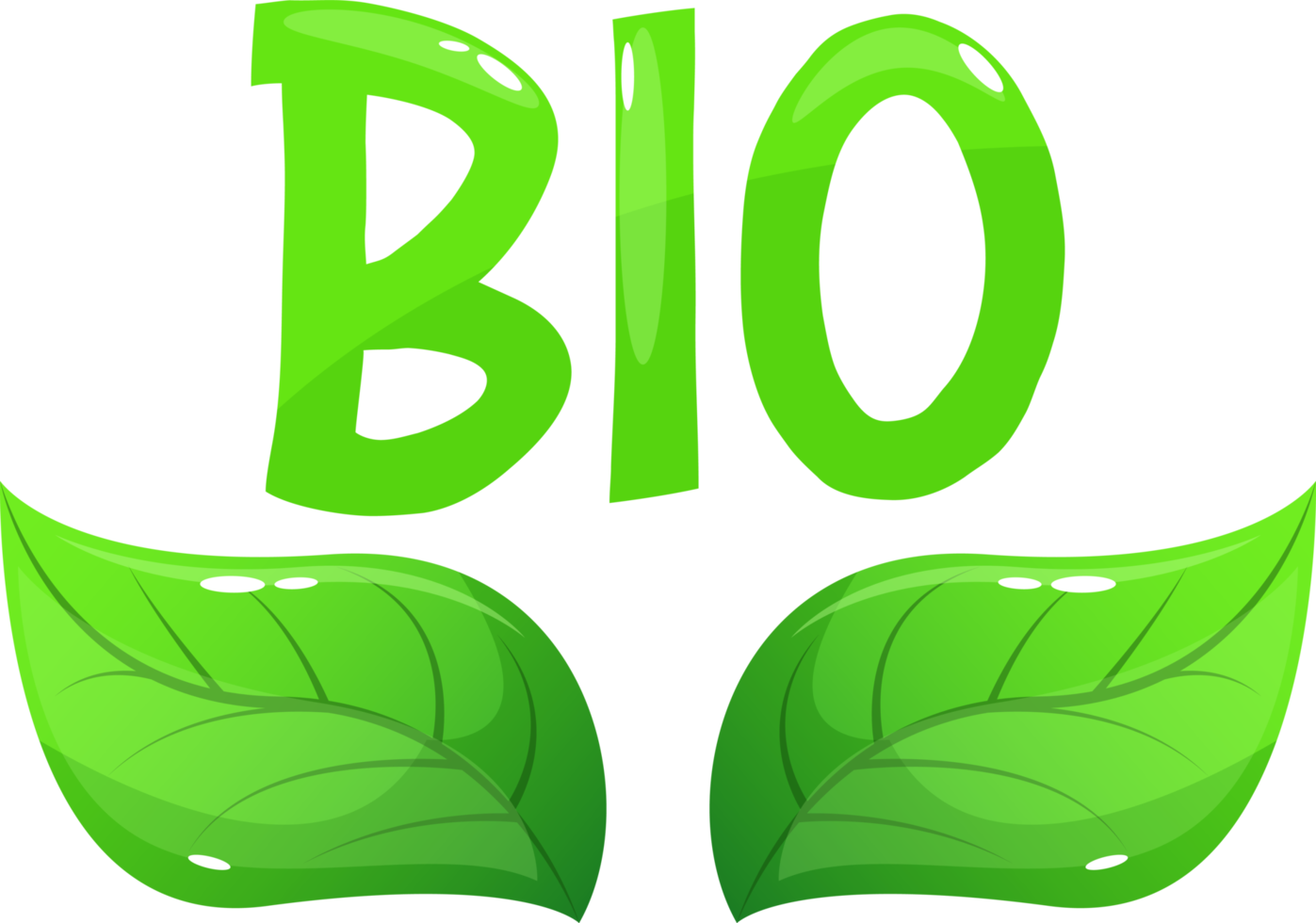 Bio emblem clipart design illustration png