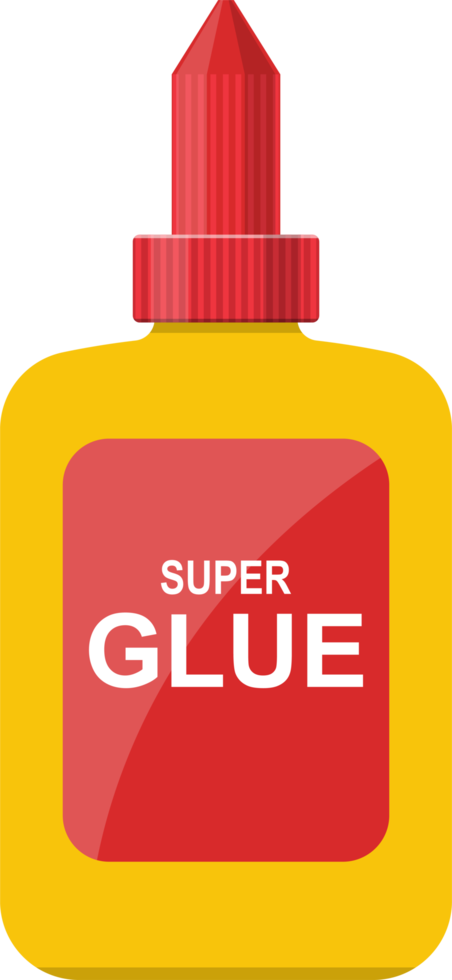 Glue bottle clipart design illustration png