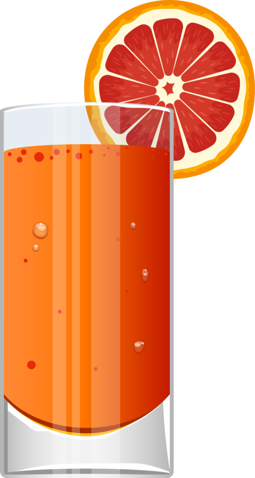 vaso de jugo fresco clipart diseño ilustración png