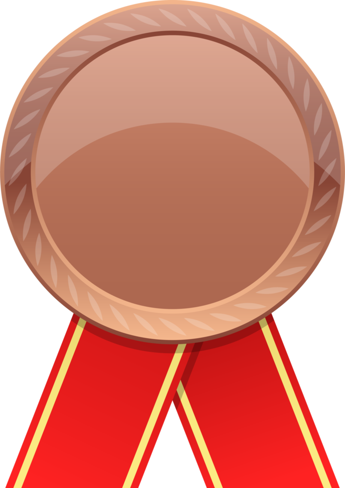 Winner medal clipart design illustration png