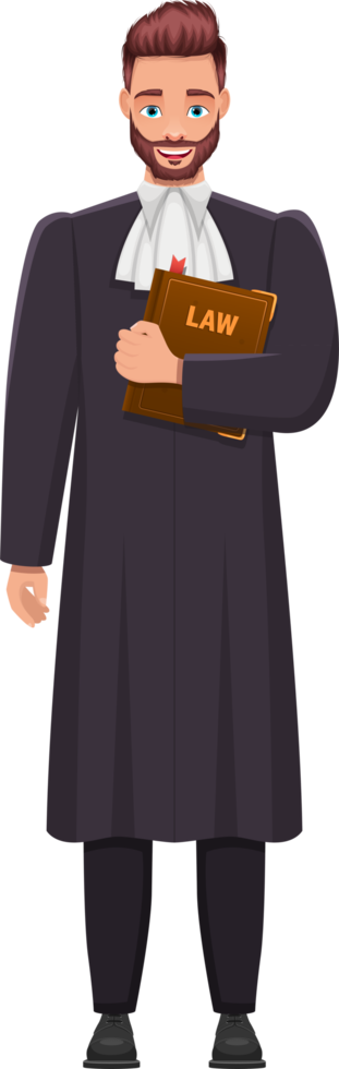 juiz ilustração de design de clipart de homem png