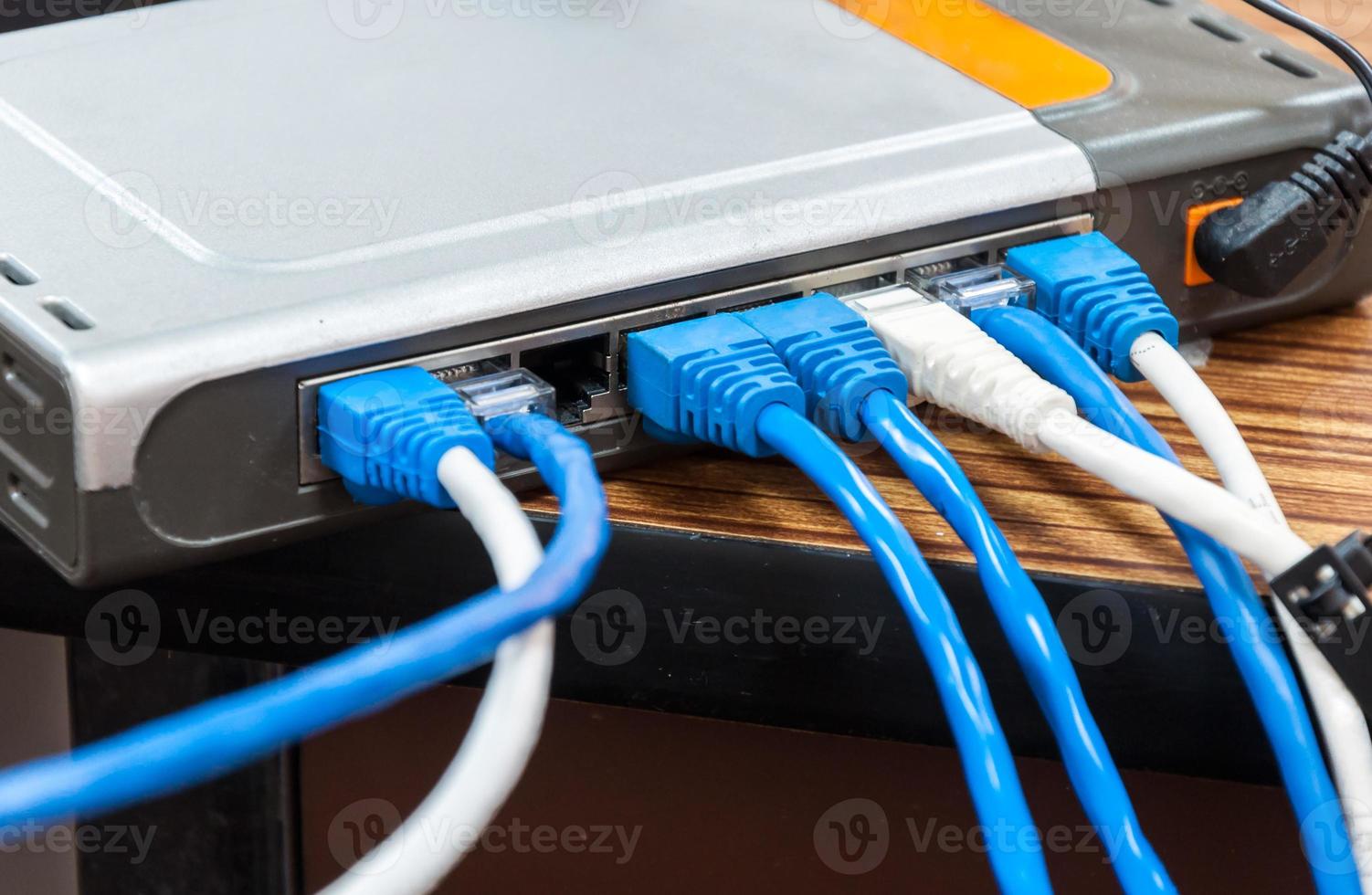 Variety of lan cable photo