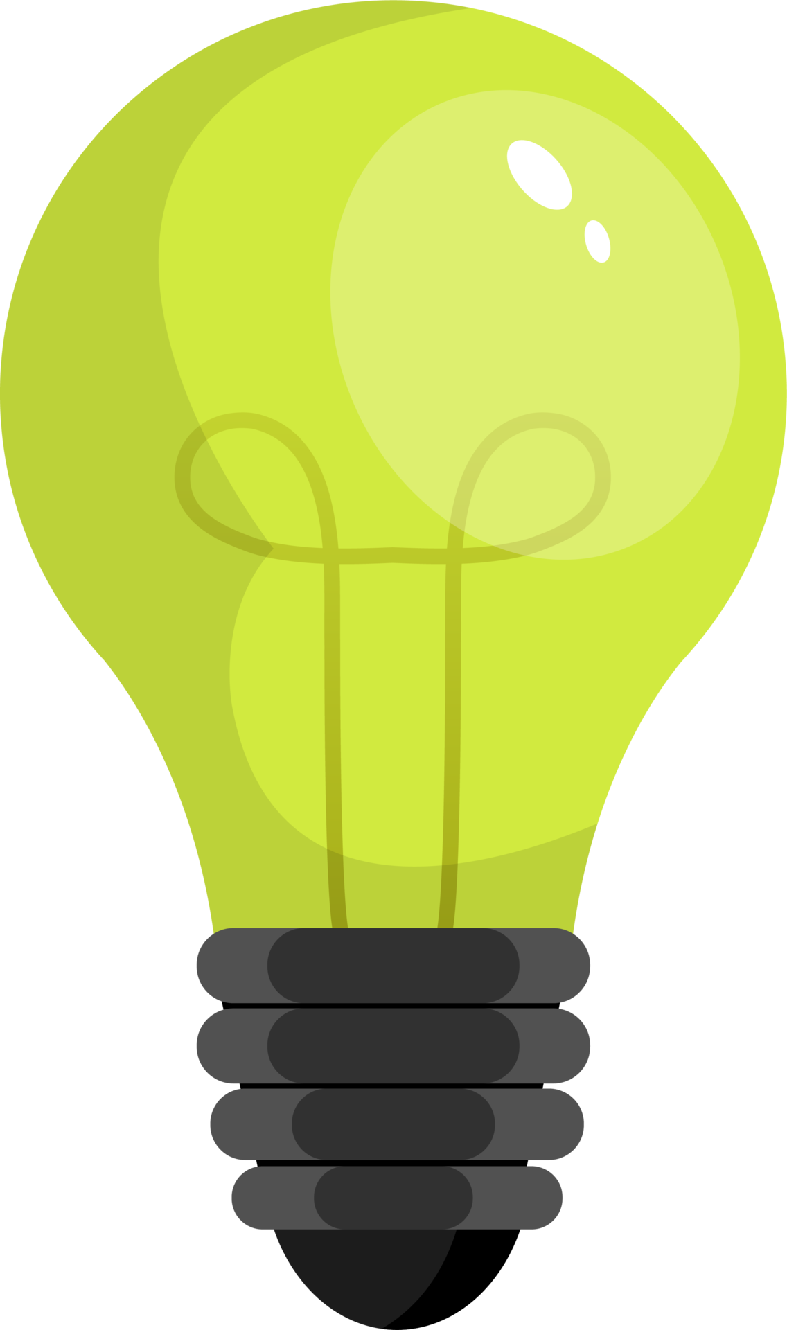 Free Colored light bulb clipart design 9391548 PNG with Transparent