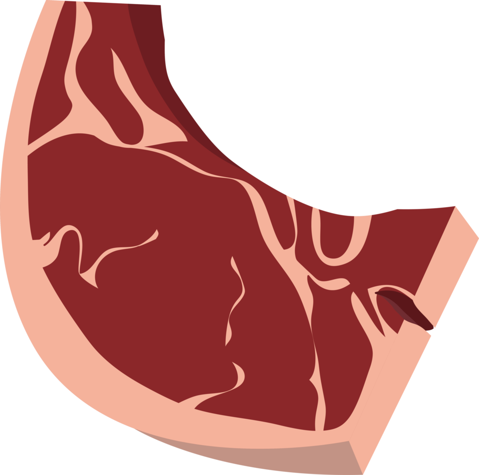 ilustração de design de clipart de carne fresca png