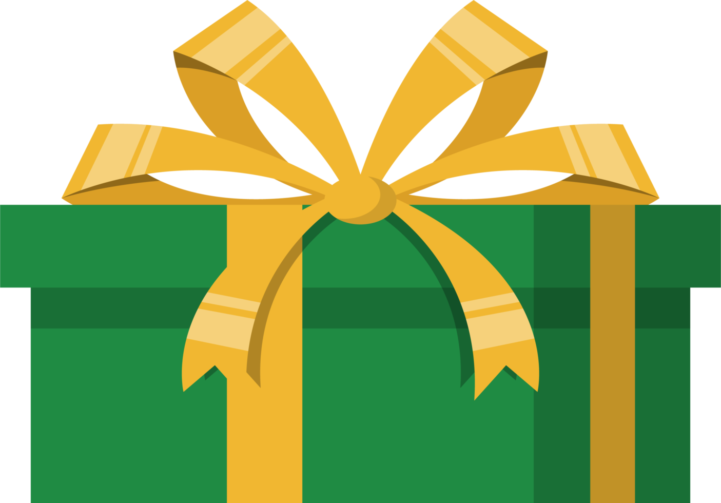 Present box clipart design illustration png