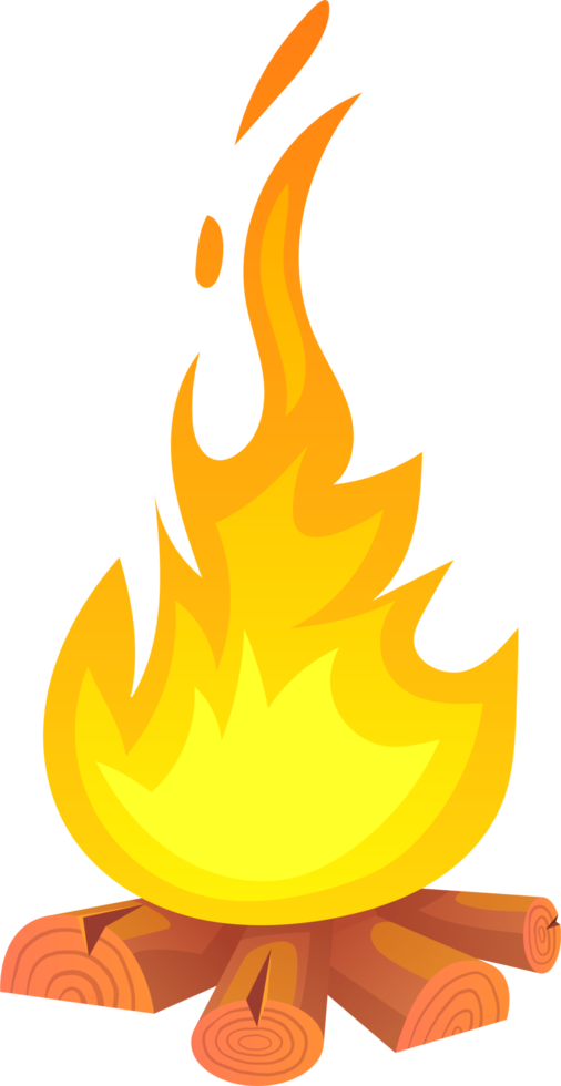 Cam fire clipart design illustration png