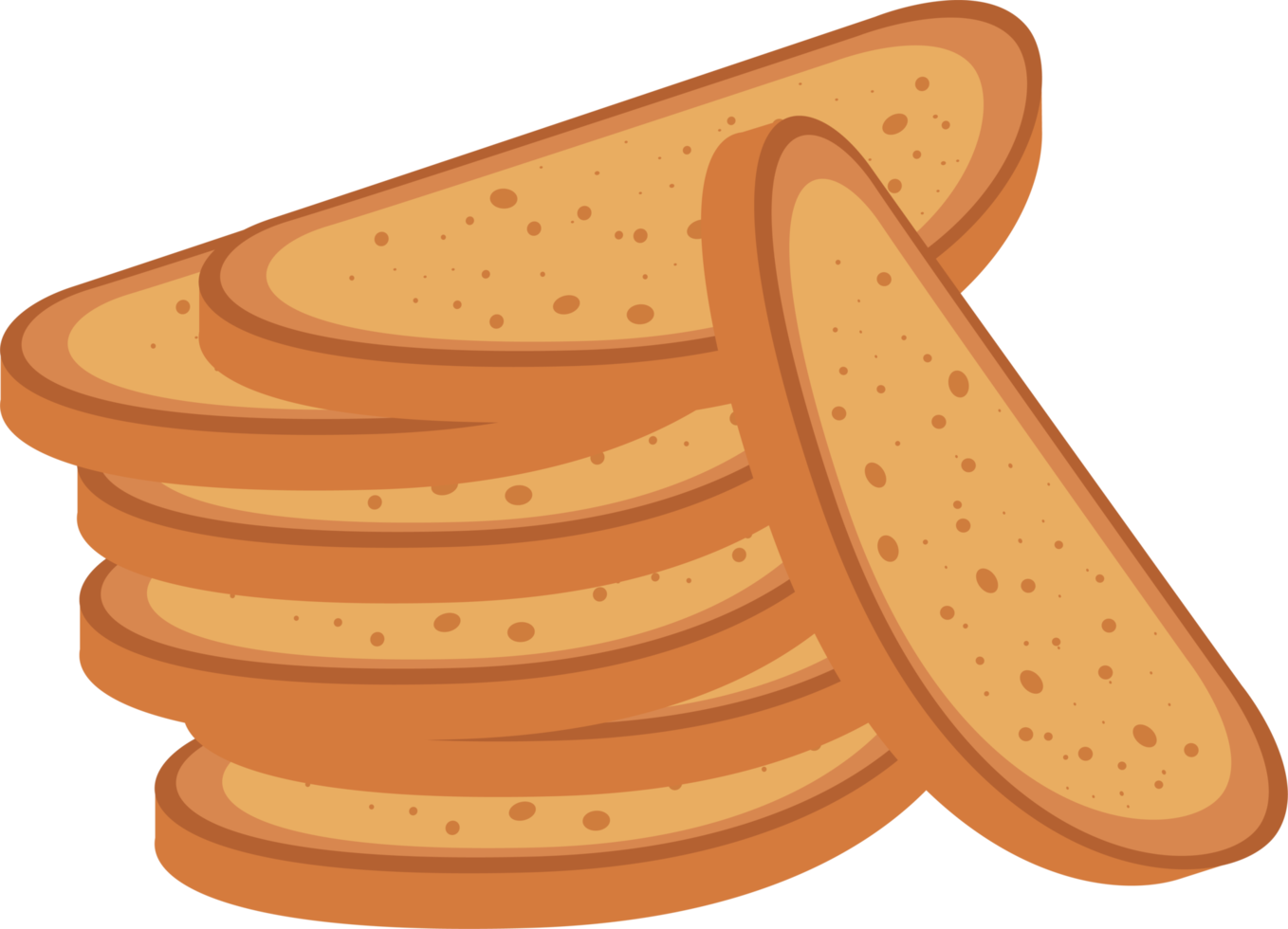 ilustração de design de clipart de produtos de padaria e pastelaria png