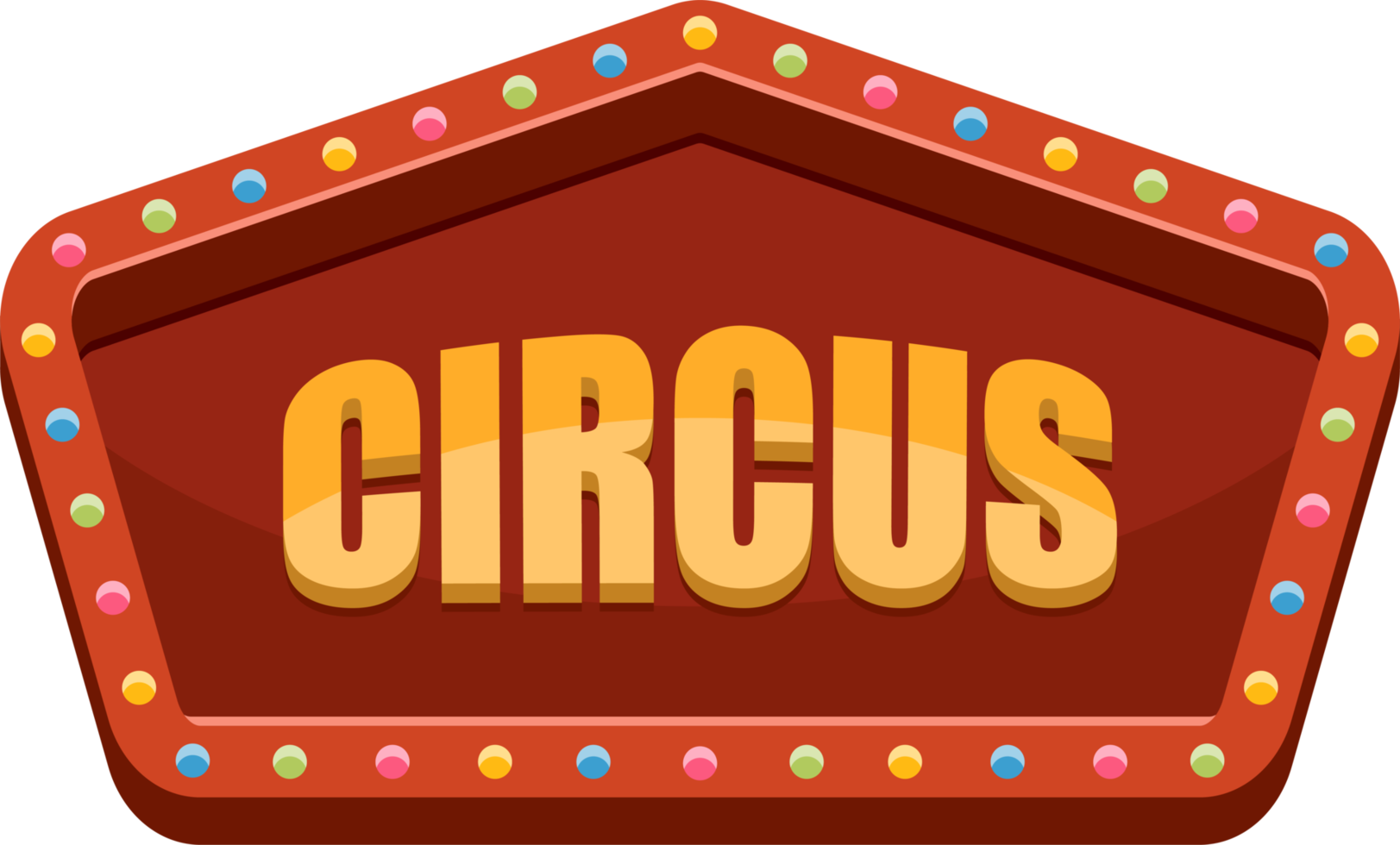 ilustração de design de clipart de elemento de circo png