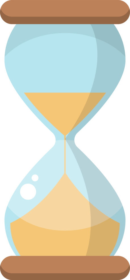 Hourglass clipart design illustration png