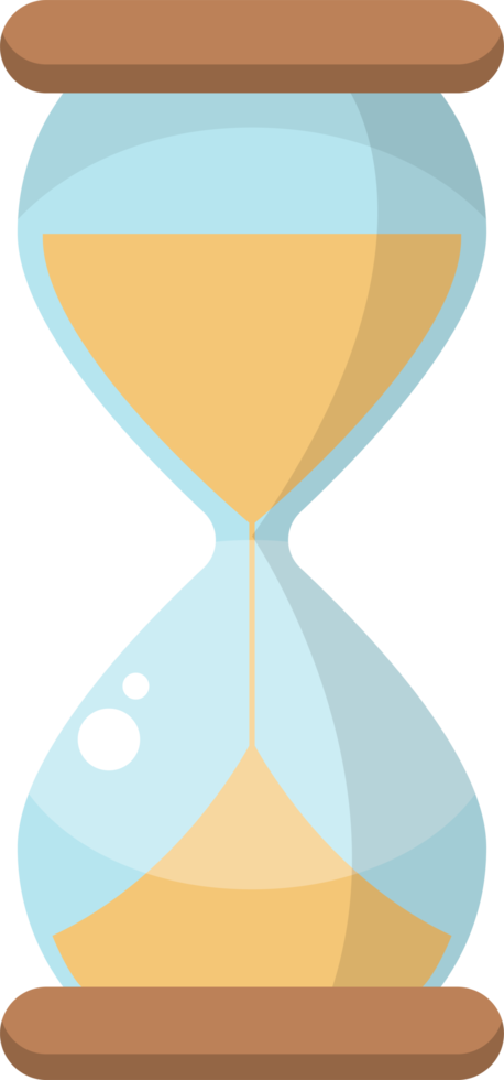 Hourglass clipart design illustration png