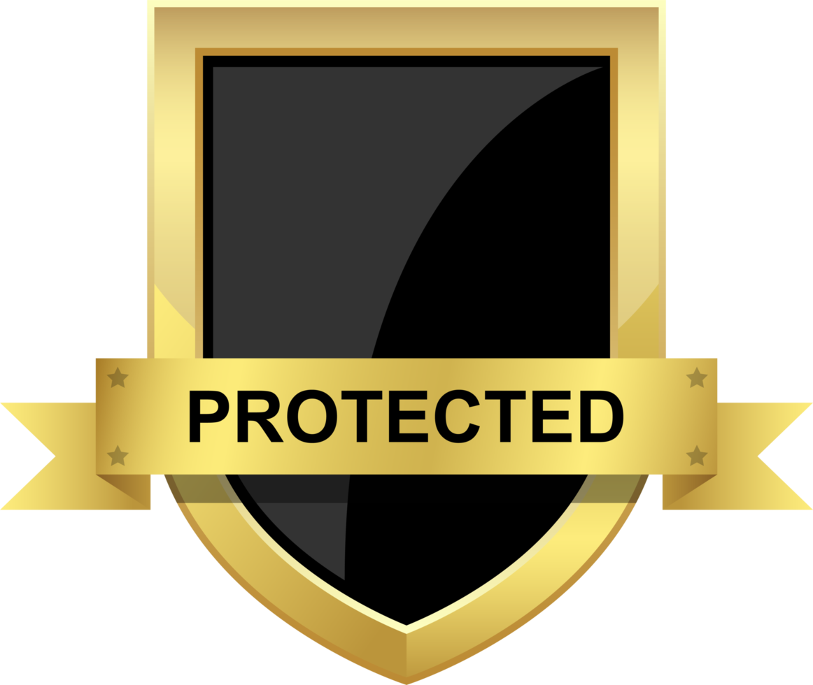 Protection shield clipart design illustration png