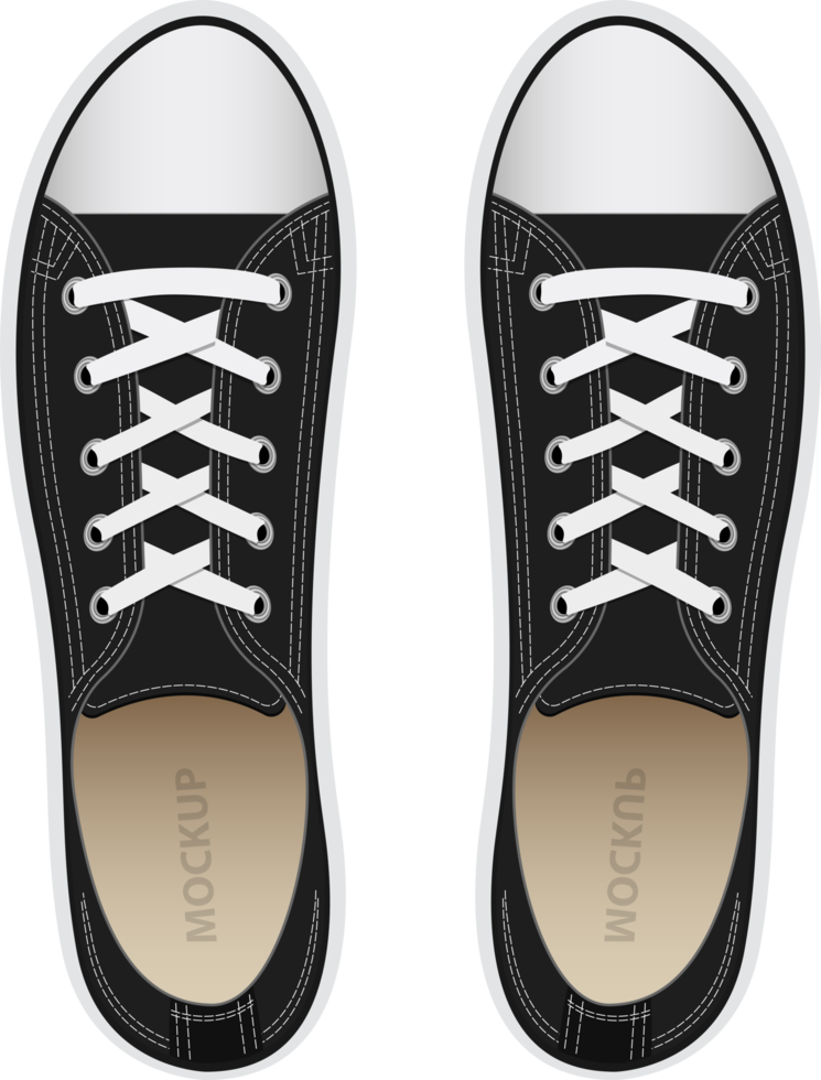 ilustração de design de clipart de sapatos de tênis png