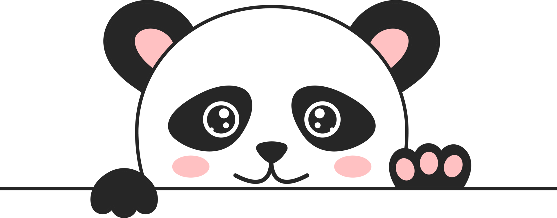 panda ours clipart conception illustration png