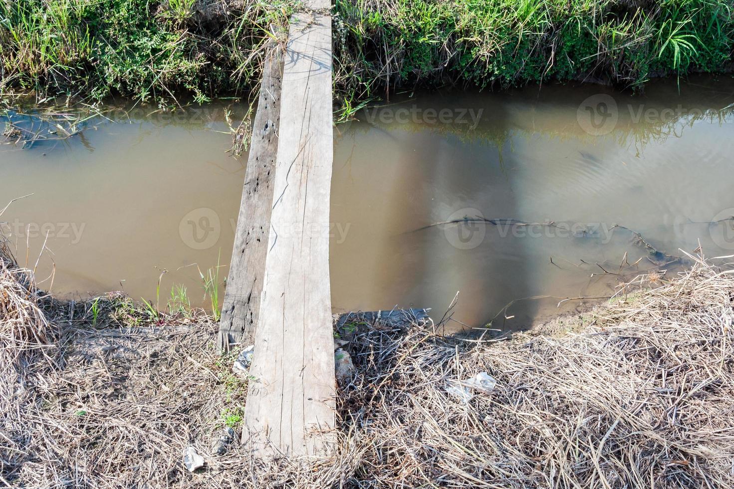 el puente de madera foto