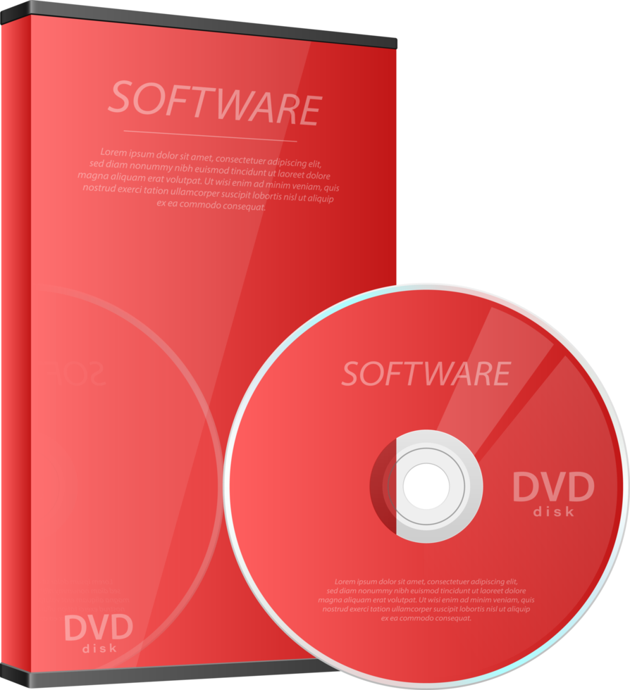 CD and DVD clipart design illustration png