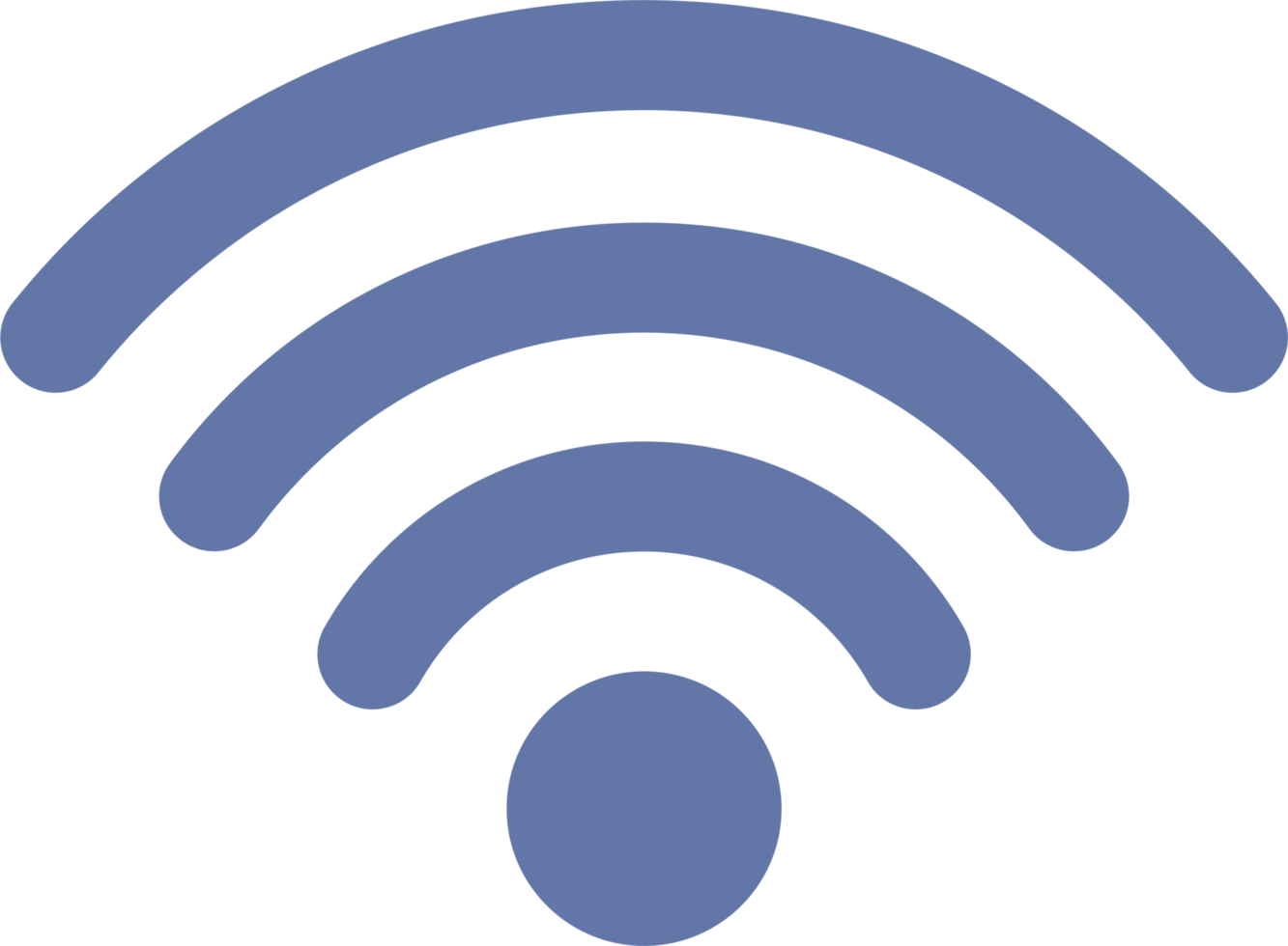 Internet wifi icon clipart design illustration png