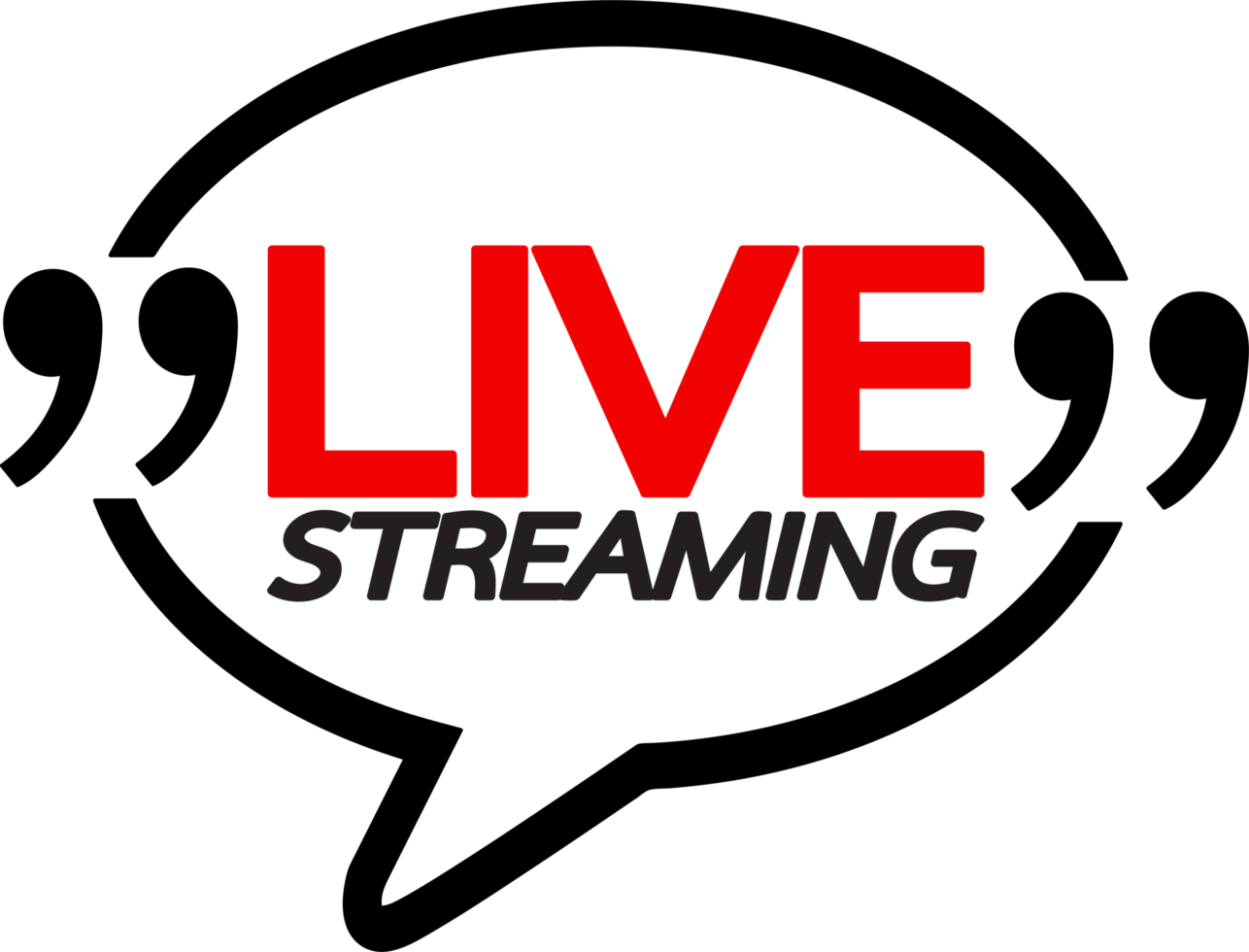 Live Streaming online sign symbol design png