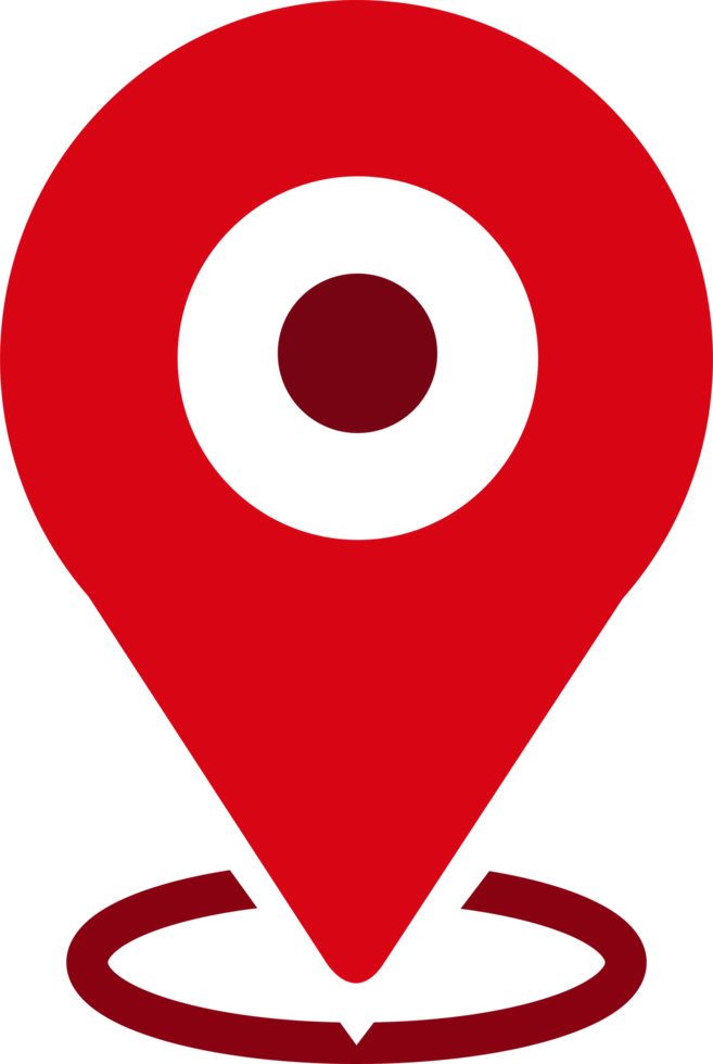 Pin location icon sign symbol design png