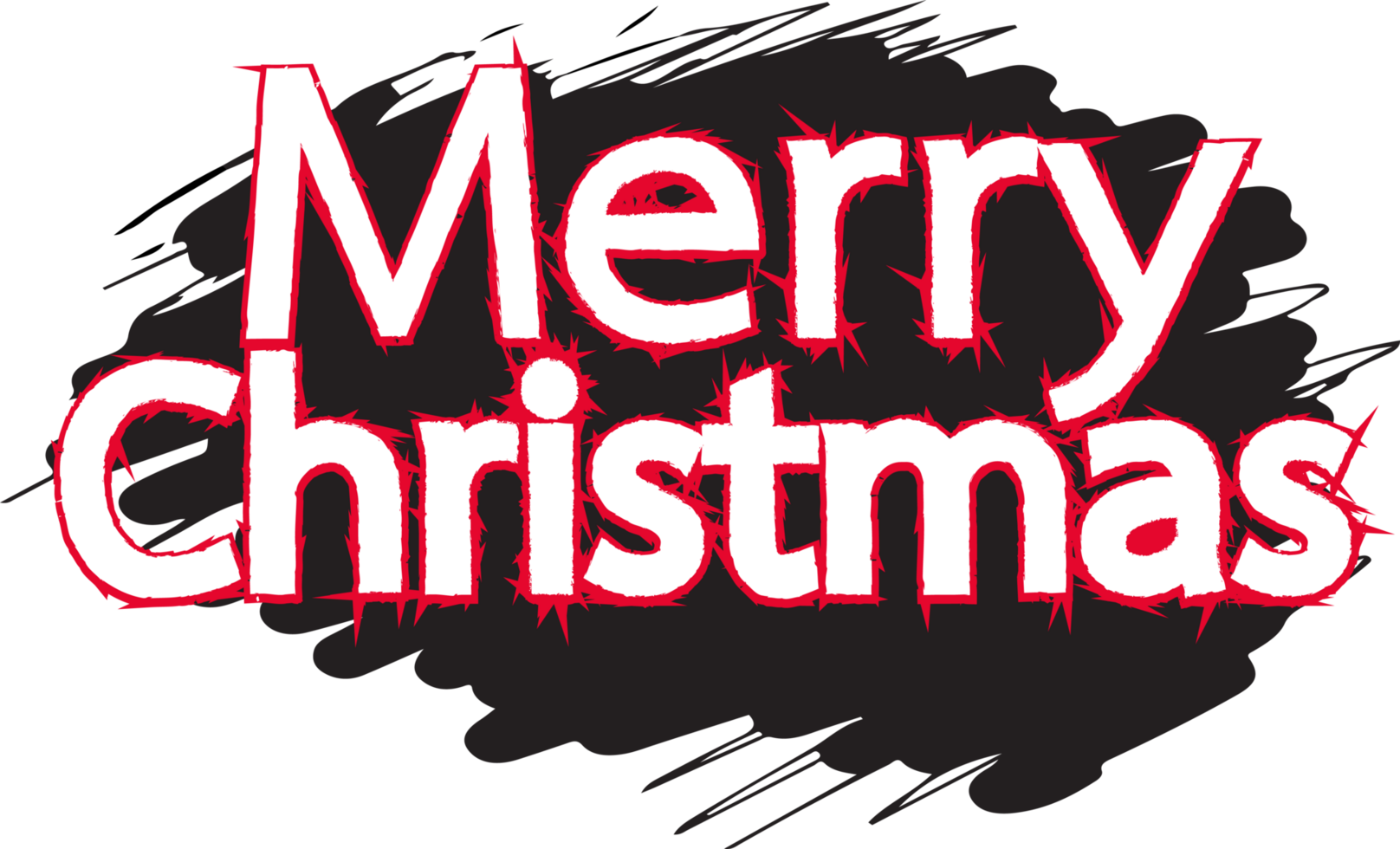 merry christmas tekst belettering ontwerp png