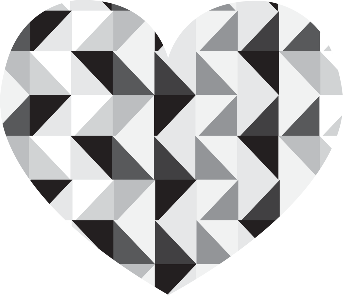 corazón abstracto icono signo símbolo diseño png