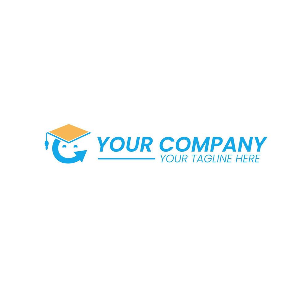 education logo icon design, vector illustration