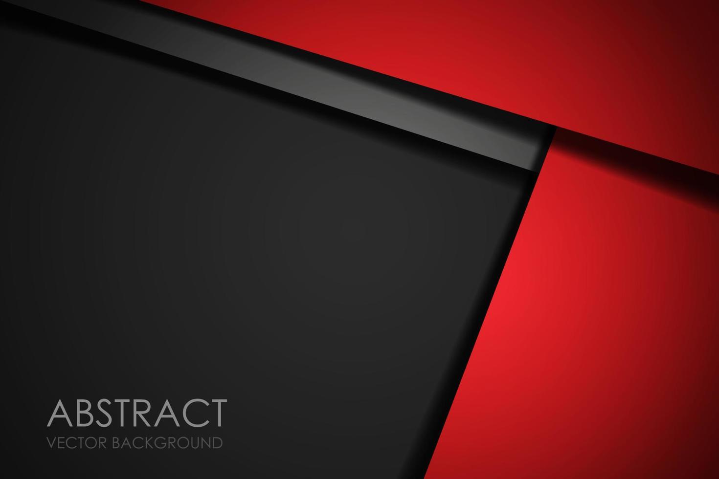Red background overlap dimension grey vector illustration message board for text and message design modern website