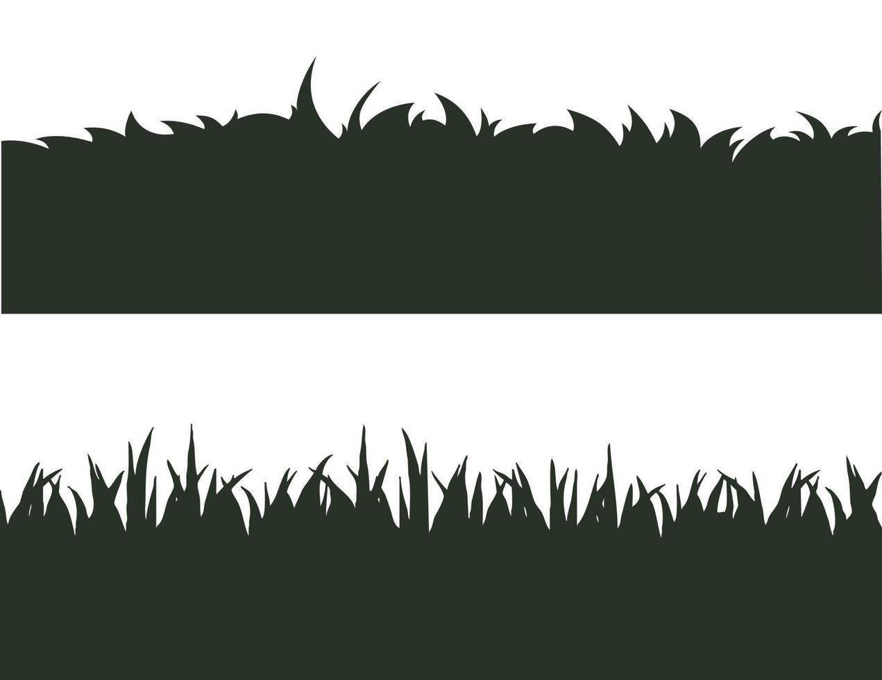 Grassland silhouettes for your art vector