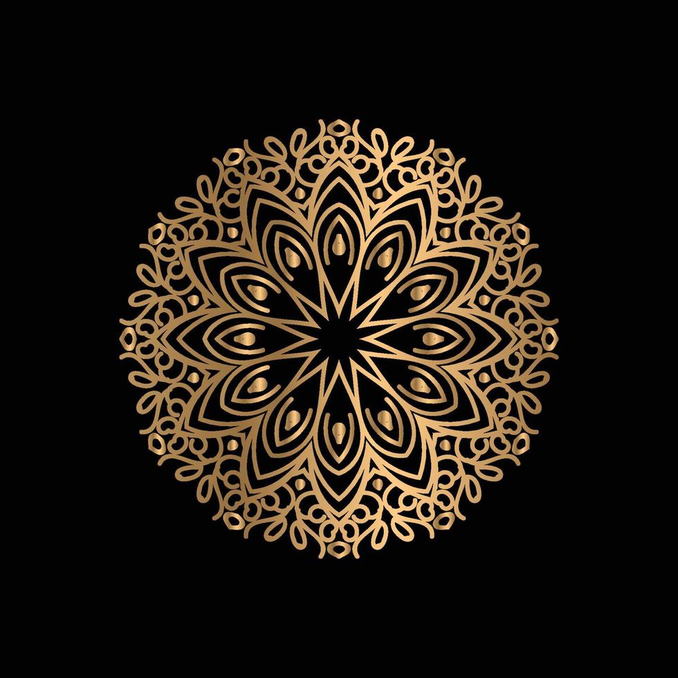 diseño de fondo de logotipo de arte de flor de mandala vector