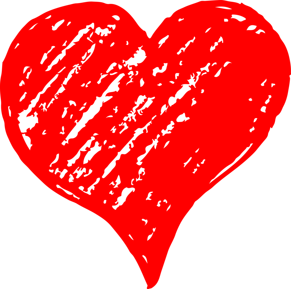 Hand draw Heart icon love sign design 9393390 PNG