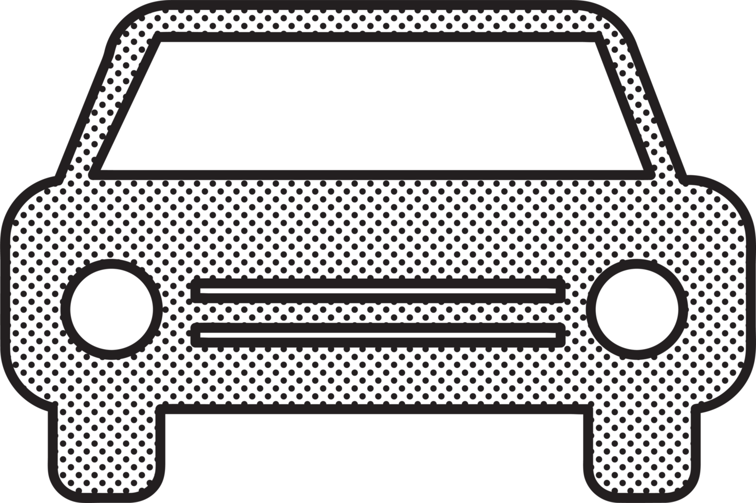 design de símbolo de sinal de ícone de carro png