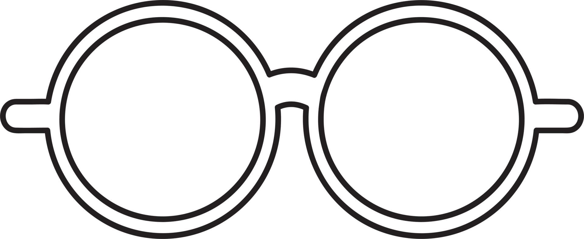 Eye Glasses Icon sign symbol design png