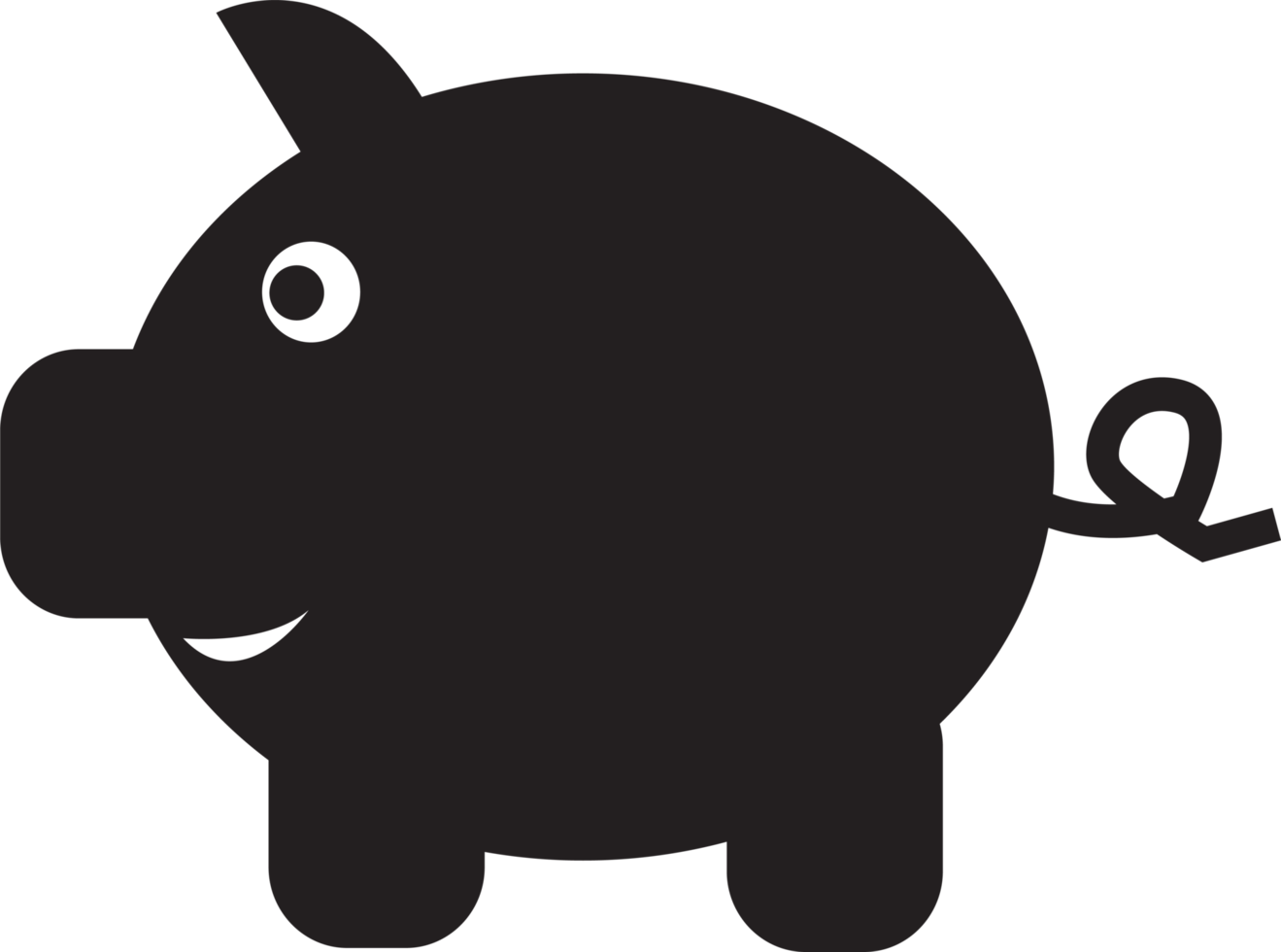 Piggy Bank Icon sign symbol design png