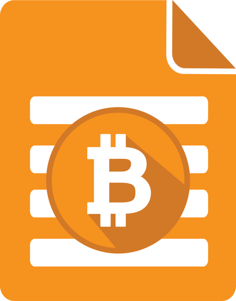 Bitcoin icon sign symbol design png