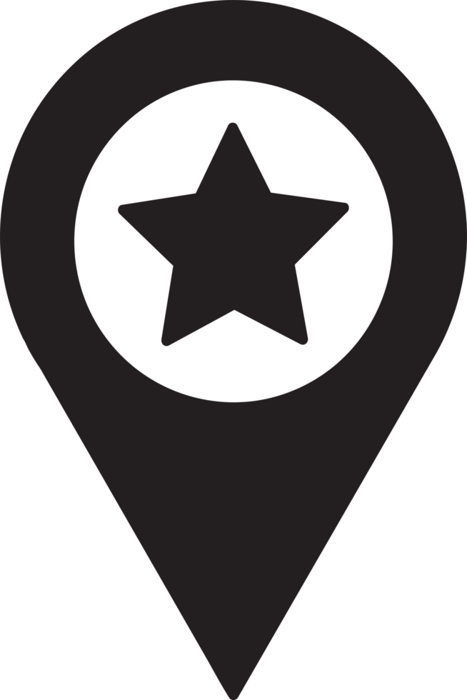 Map pointer pin icon sign symbol design png