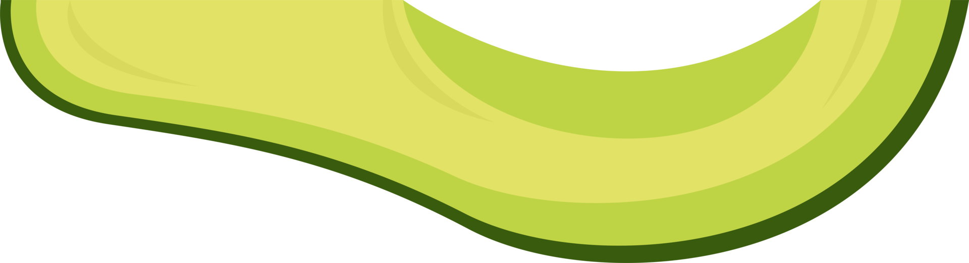 Fresh avocado clipart design illustration png