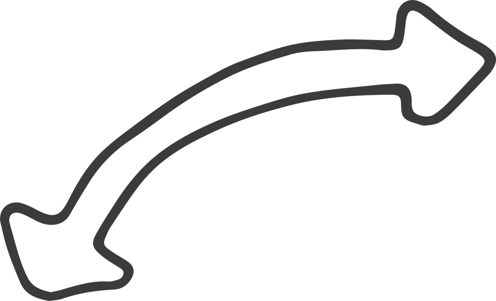Hand drawn arrow clipart png