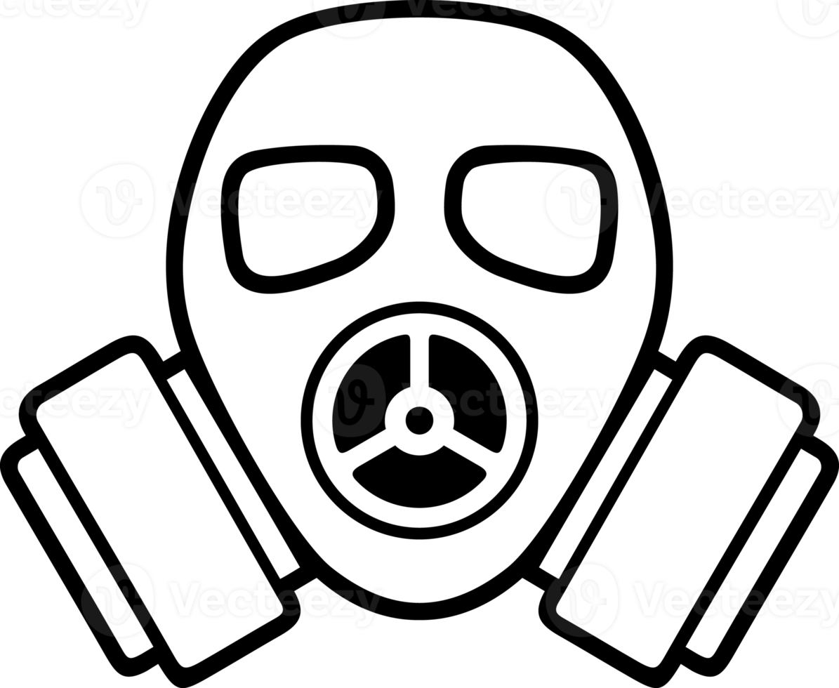 Army gas mask png illustration