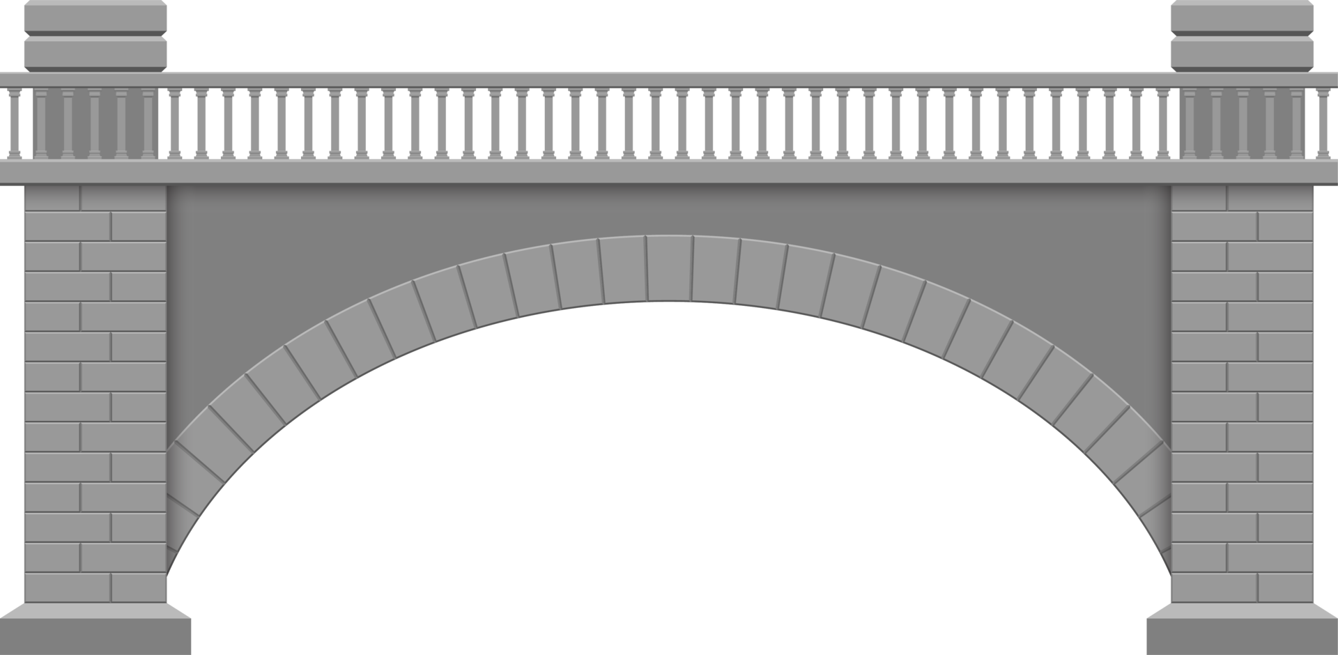 illustrazione di progettazione di clipart del ponte di pietra png