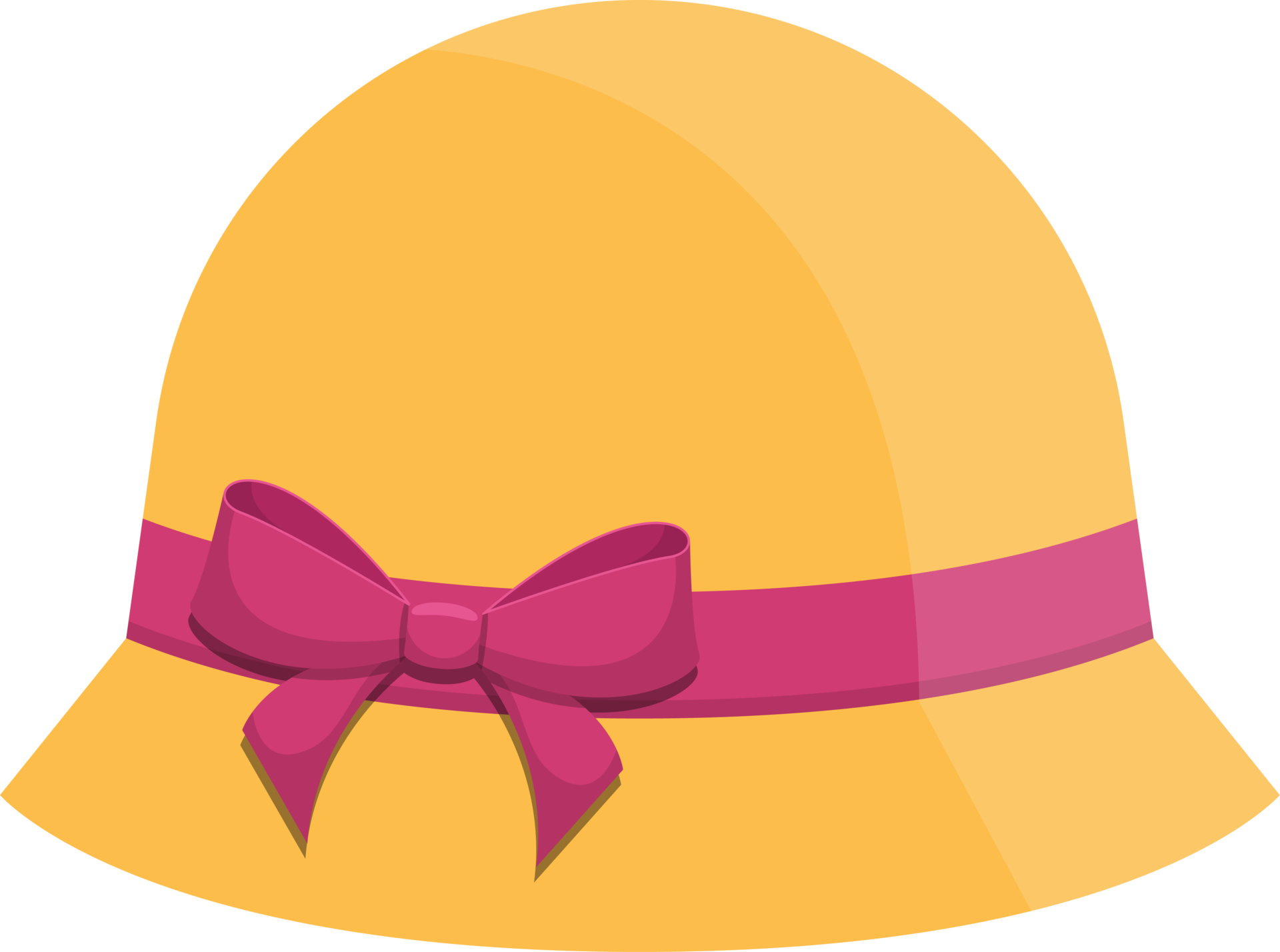 Woman retro hat clipart design illustration 9394221 PNG