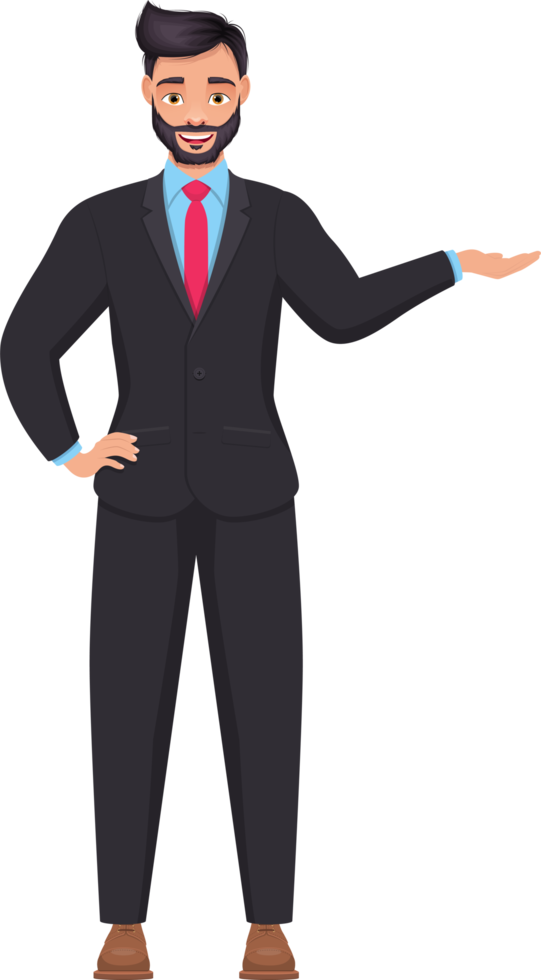 Best Boss Clipart PNG Images, Business Best Blue Boss Businessman