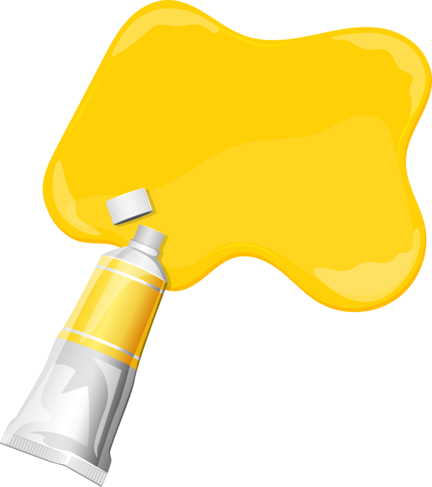 Paint tube clipart design illustration 9394247 PNG