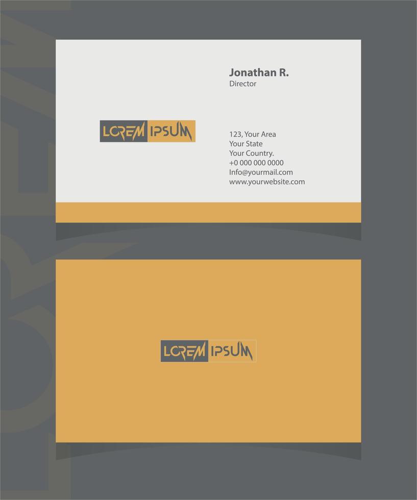 Corporate Business Name Card Collection free Vector . Business Card Template Collection