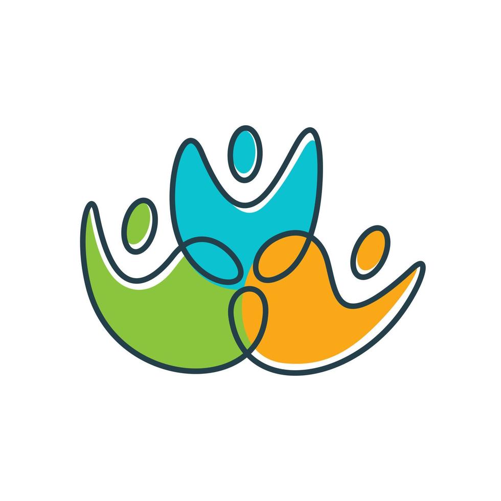 Unique People Logo vector