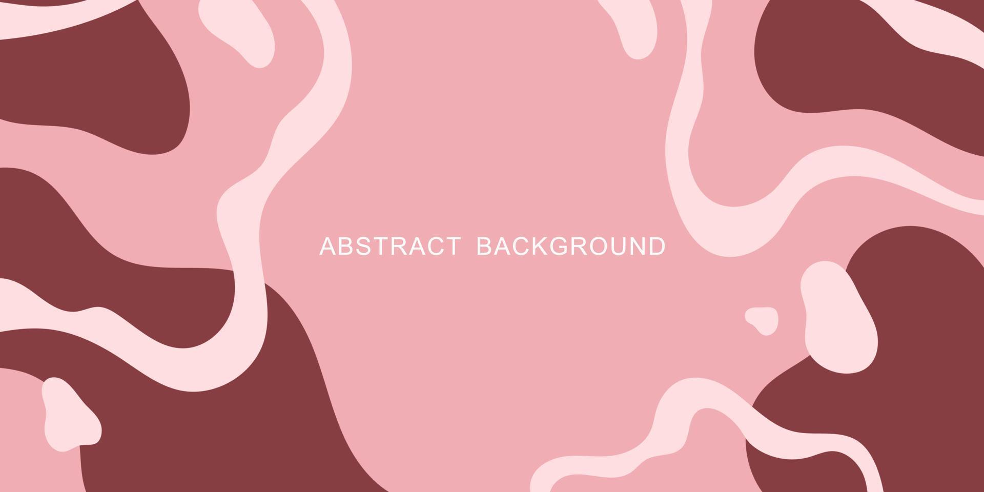 fondo de vector rosa con rayas y manchas abstractas suaves