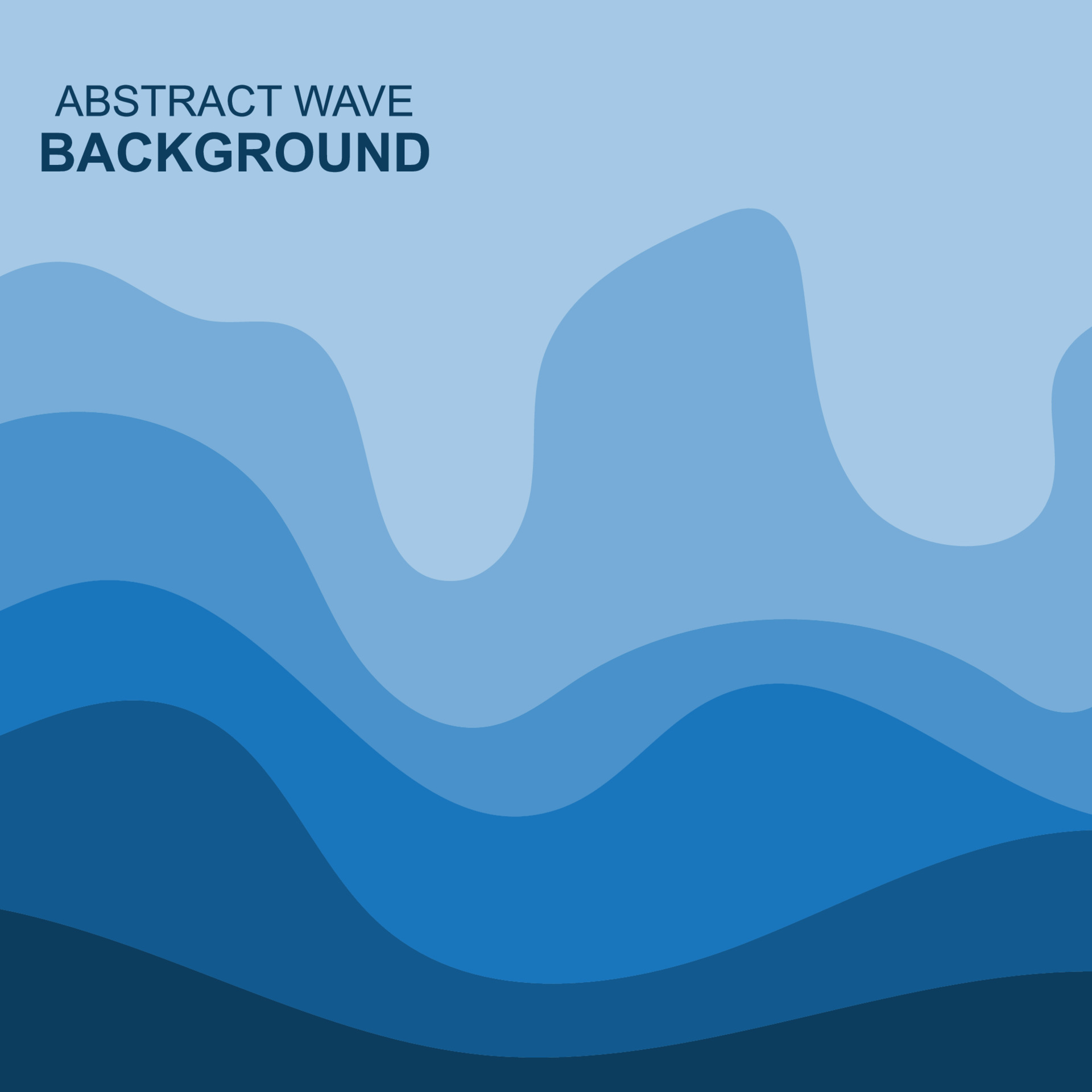 Ocean Waves Background Logo Design, Vector Art Icons, In pastel ...