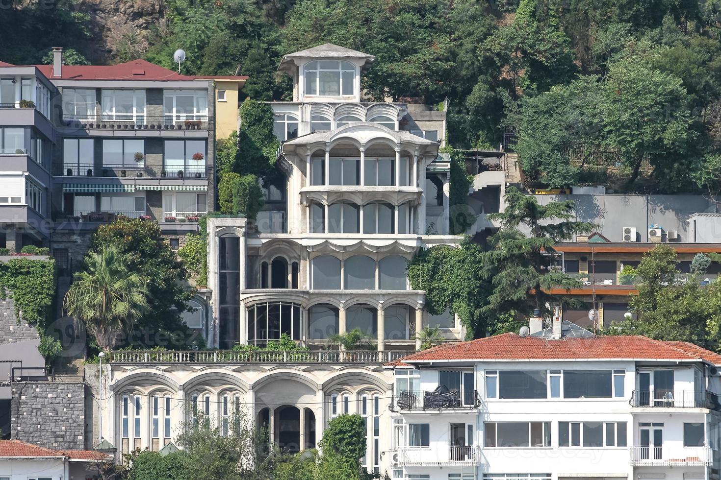 Buildings in Istanbul City, Turkey photo